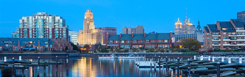 Buffalo skyline