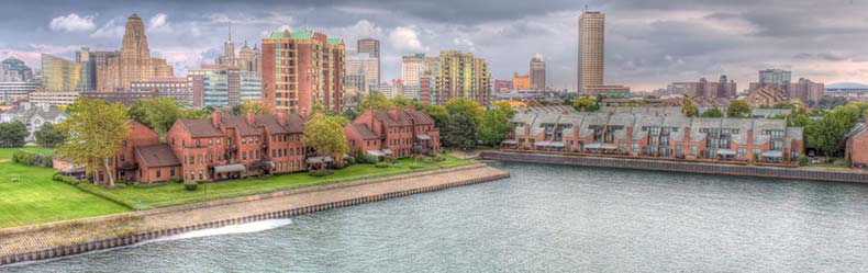 Buffalo skyline