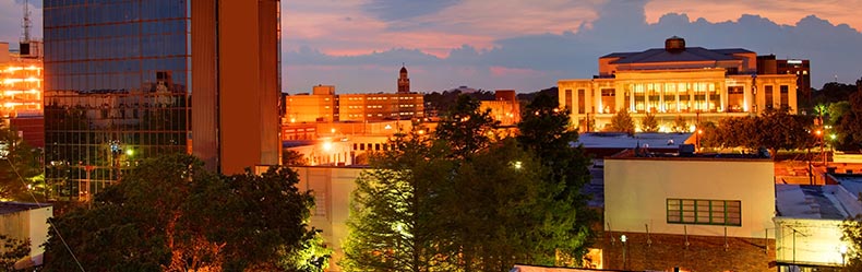 Lafayette skyline