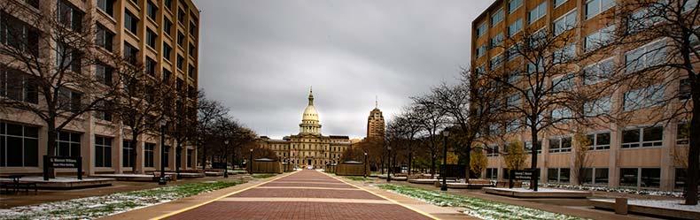 Lansing skyline